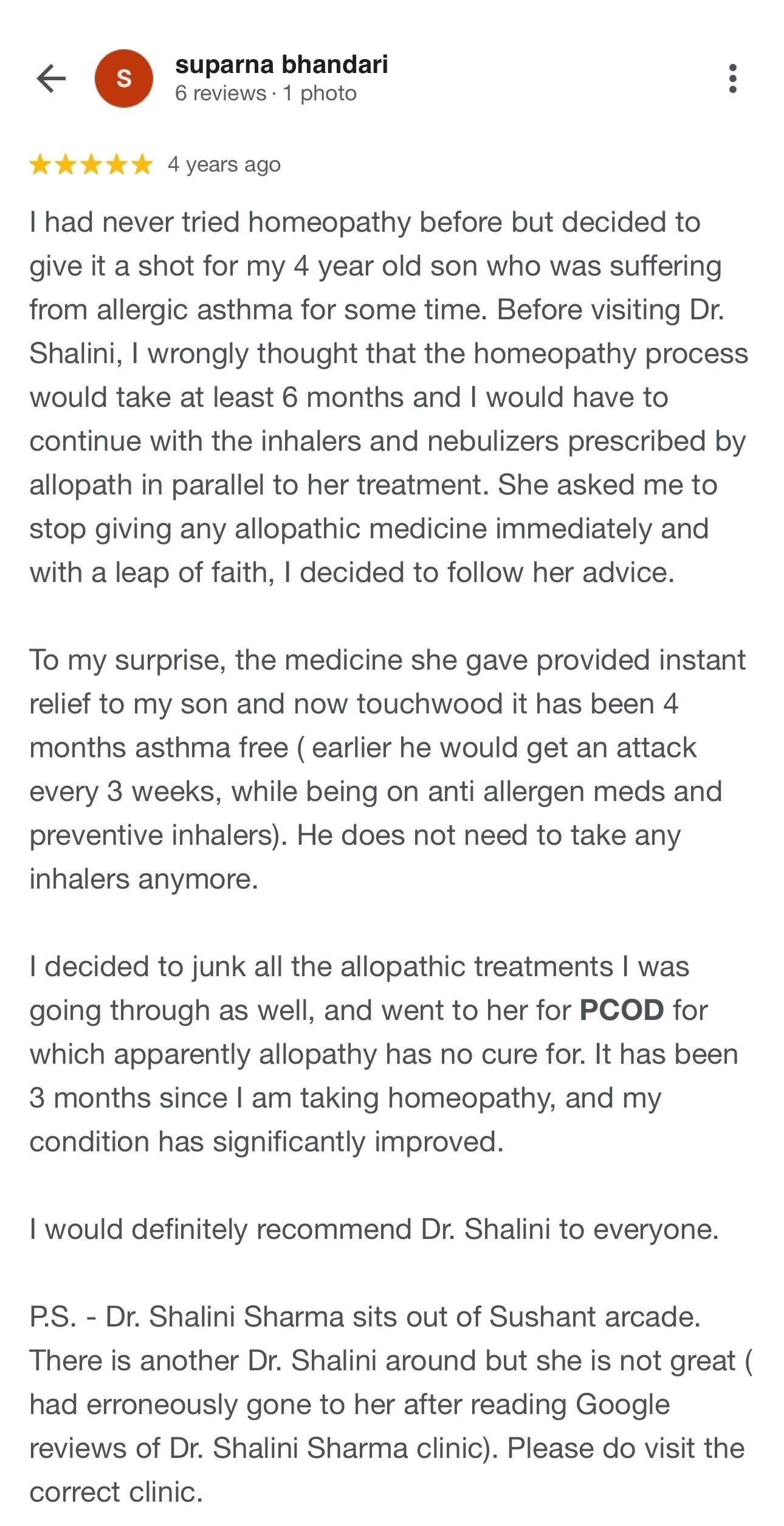 Patient testimonial 4
